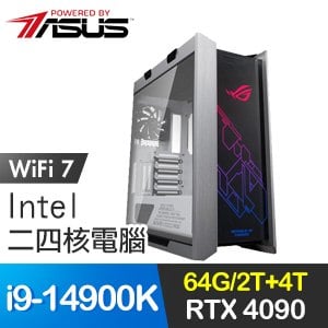 華碩系列【號令】i9-14900K二十四核 RTX4090 電競電腦(64G/2T SSD/4T)