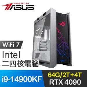 華碩系列【號令群雄】i9-14900KF二十四核 RTX4090 ROG電腦(64G/2T SSD/4T)