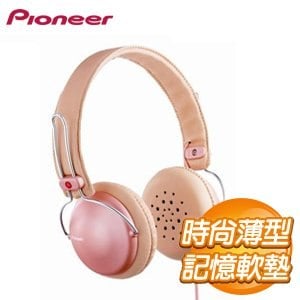 Pioneer 先鋒 SE-MJ151 迷你耳罩式耳機(粉)