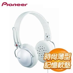 Pioneer 先鋒 SE-MJ151 迷你耳罩式耳機(白)
