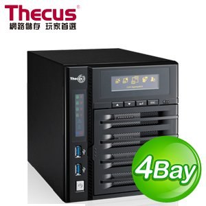 Thecus 色卡司 N4800ECO 4Bay NAS 網路儲存設備