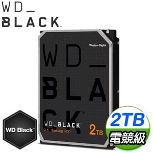WD 威騰 2TB 3.5吋 7200轉 64MB快取 SATA3黑標電競硬碟(WD2003FZEX)