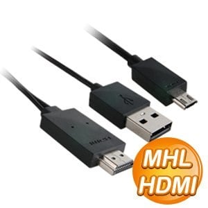 MHL to HDMI 轉接線(黑)