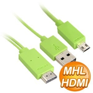 MHL to HDMI 轉接線(綠)