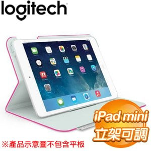 Logitech 羅技 iPad mini 超薄折疊保護組《螢粉》