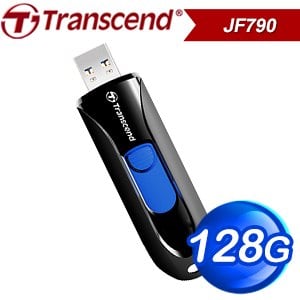 Transcend 創見 JetFlash790 128G USB3.1 隨身碟《黑》