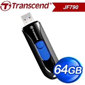 Transcend 創見 JetFlash790 64G USB3.1 隨身碟《黑》