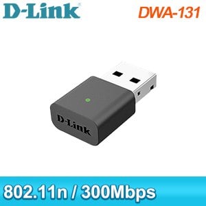 D-Link 友訊 DWA-131 Nano USB無線網卡