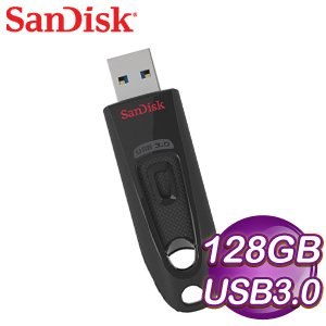 SanDisk CZ48 Ultra3.0 128G 隨身碟《黑》