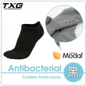 【TXG】長效性抗菌除臭氣墊踝襪 A6421319(3雙/黑/23-27cm)