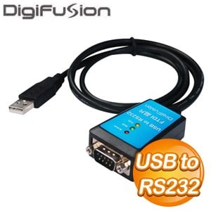 伽利略 1米 USB to RS232(FTDI晶片)轉接線(USB232FT)
