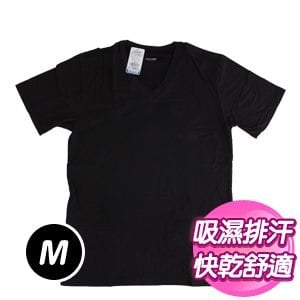 【SKIP四季織】超細萊卡棉男款短袖衫(黑)(M/L/XL)