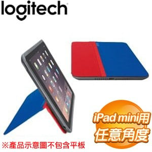 Logitech 羅技 AnyAngle iPad mini 保護殼《藍紅》