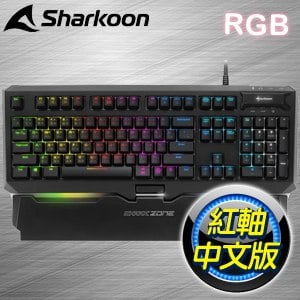 Sharkoon 旋剛 MK80 RGB 紅軸 中文 機械式鍵盤