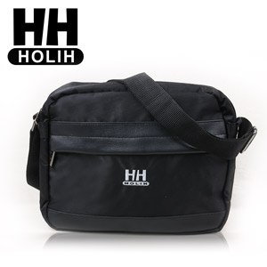 【HH】提花尼龍時尚側背包-黑(4716906211483)