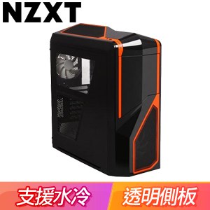 NZXT【Phantom 410】半透側 ATX電腦機殼《黑橘》