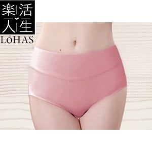 【Lohas】天絲棉竹纖維中腰包覆褲 (芋粉)(M/L/XL)