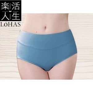 【Lohas】天絲棉竹纖維中腰包覆褲 (深藍)(M/L/XL)