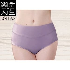 【Lohas】天絲棉竹纖維中腰包覆褲 (紫)(M/L/XL)