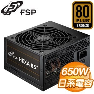FSP 全漢 聖武士 650W 銅牌電源供應器(5年保)