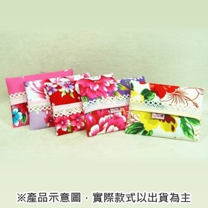 雅人手作 花布面紙包(Y101-0339/紫花)