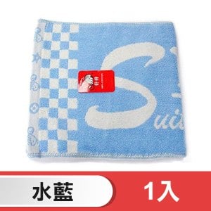 舒特 SPORT雙色提花運動巾 SJC-1900(水藍)