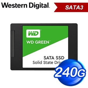 WD 威騰 240G 2.5吋 SATA SSD固態硬碟(讀:545M/TLC)《綠標》WDS240G2G0A