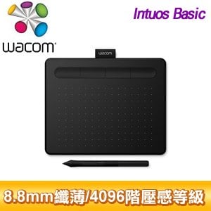 Wacom Intuos Basic 入門版 繪圖板《黑》(CTL-4100/K0-C)
