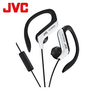 JVC運動型耳掛式耳機(白)