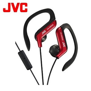 JVC運動型耳掛式耳機(紅)