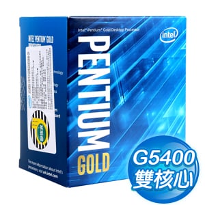 *Intel 第八代 Pentium G5400 双核心处理器(代理