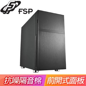 FSP 全漢【CST320 靜化論】M-ATX電腦機殼《黑》