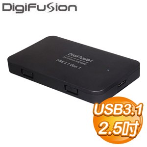 伽利略 USB3.1 2.5吋 SATA3/SSD 硬碟外接盒(HD-332U31S)