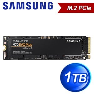 Samsung 三星970 EVO Plus 1TB NVMe M.2 PCIe SSD固態硬碟(讀