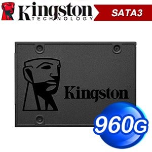Kingston 金士頓 A400 960G 2.5吋 SATA SSD固態硬碟【三年保】(讀:500M/寫:450M/TLC)