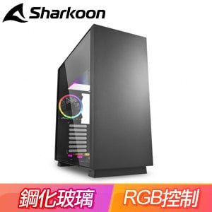 Sharkoon 旋剛【鋼鐵者 RGB】玻璃透側 E-ATX電腦機殼