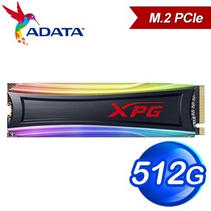 ADATA 威剛 XPG SPECTRIX S40G 512G RGB M.2 PCIe SSD固態硬碟(讀:3500M/寫:2400M/TLC)