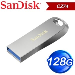 SanDisk Ultra Luxe 128G USB3.1 隨身碟 CZ74 (400MB/s)