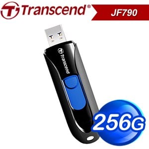 Transcend 創見 JetFlash790 256G USB3.1 隨身碟《黑》JF790K
