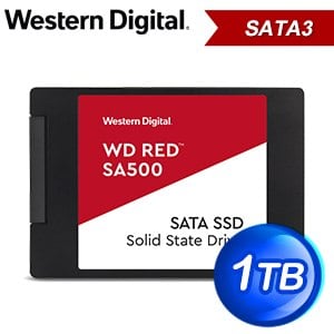 WD 威騰 SA500 1TB 2.5吋 NAS SSD《紅標》WDS100T1R0A