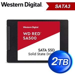 WD 威騰 SA500 2TB 2.5吋 NAS SSD《紅標》WDS200T1R0A