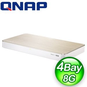 QNAP 威聯通 HS-453DX-8G 4-Bay NAS伺服器