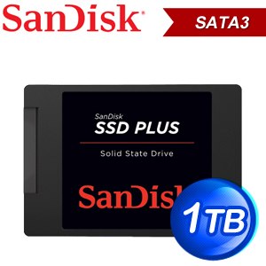 SanDisk SSD Plus 1TB 2.5吋 SATA SSD固態硬碟(G26)(讀:535M/寫:450M/TLC)