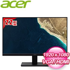 ACER 宏碁 V227Q 22型 IPS無邊框電腦螢幕