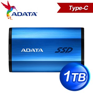 ADATA 威剛 SE800 1TB Type-C 外接SSD固態硬碟《藍》