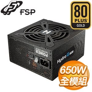 FSP 全漢 HYDRO G PRO 650 650W 金牌 全模組 電源供應器 HG2-650 (10年保)