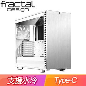 Fractal Design Define 7 TG Clear Tint 玻璃透側 E-ATX機殼《白》