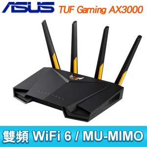 ASUS 華碩 TUF GAMING TUF-AX3000 Ai Mesh 雙頻 WiFi 6 無線Gigabit 電競路由器 分享器