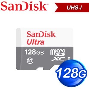 SanDisk 128GB Ultra Micro SDXC UHS-I 記憶卡(100MB/s) 無轉卡