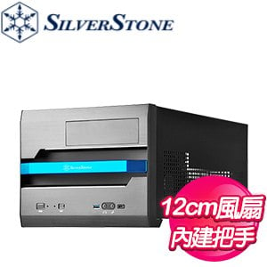 SilverStone 銀欣 SG12 Type-C 機殼《黑》(M-ATX/5.25*1/顯卡長368mm/CPU高82mm) SG12